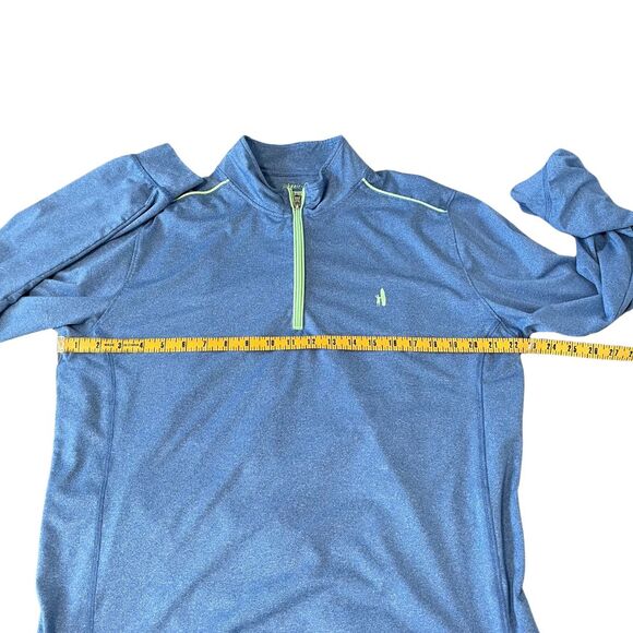 Johnnie O Shirt Mens Large Prep Formance 1/4 Zip Pullover Golf Logo Performance - Picture 8 of 9